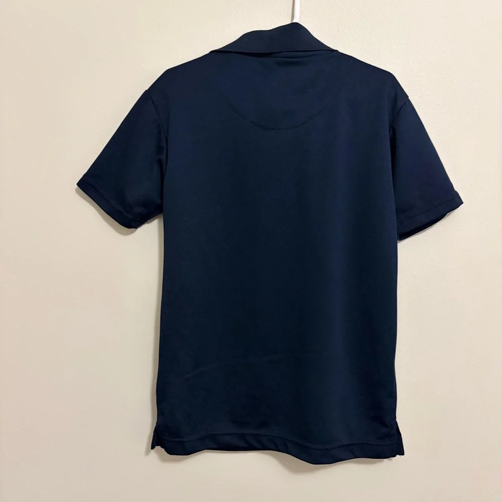 IZOD Kids Navy Polo Shirt NEW Youth Boys Size 8 - Picture 4 of 4